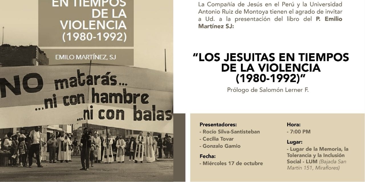 Presentación de libro:  «Los jesuitas en tiempos de la violencia (1980-1992)»