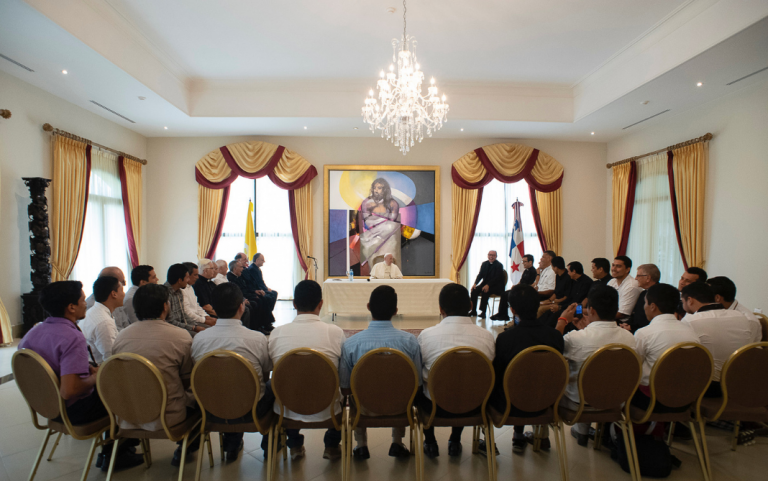 Francisco a los jesuitas de Centroamérica: “Jugarse la vida”