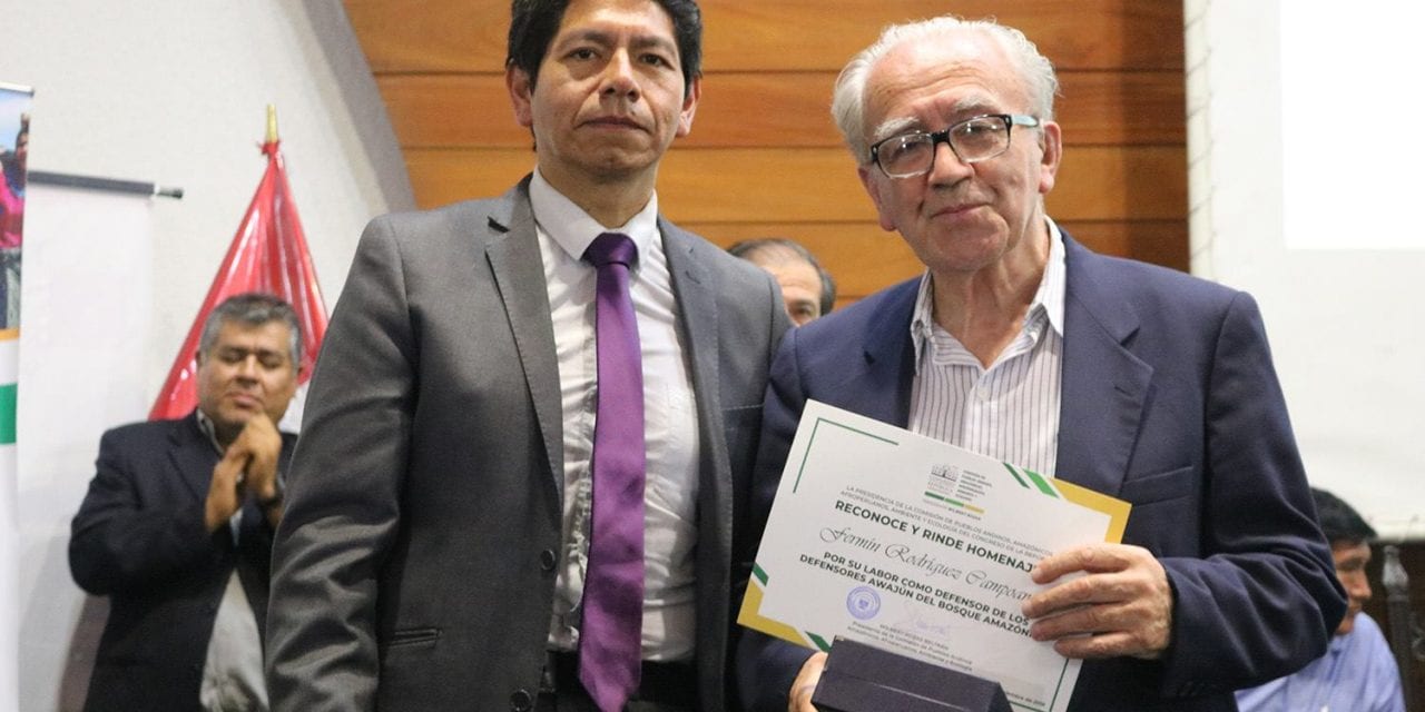 P. Fermin Rodríguez Campoamor, SJ: Reconocimiento en el Congreso