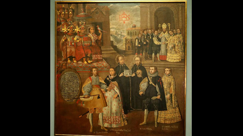 Pintura cusqueña vinculada a la historia jesuita es exhibida en Museo del Prado