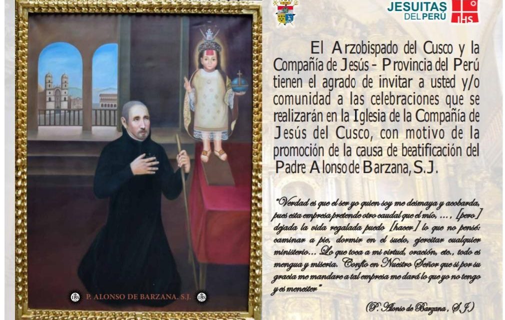 Cusco: Inicia la promoción de la Causa de Beatificación del P. Alonso Barzana SJ