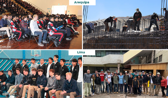 Estudiantes de colegios jesuitas de EE. UU vivieron intercambio en Lima y Arequipa
