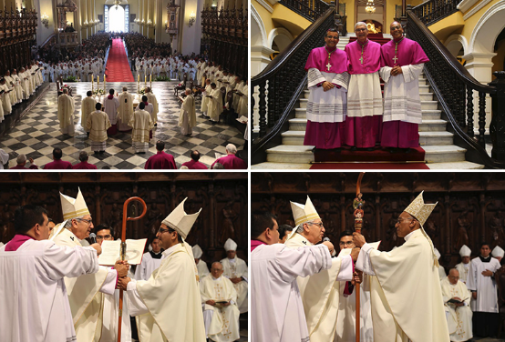 Ordenación Episcopal de Obispos Auxiliares de Lima