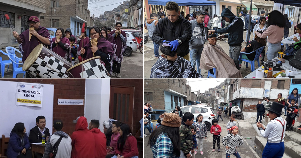Se realizó campaña informativa y de integración Perú – Venezuela en El Agustino