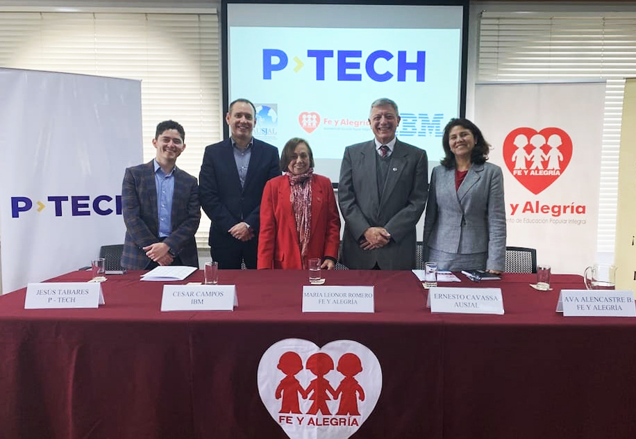 IBM, Fe y Alegría y AUSJAL lanzaron programa educativo P-TECH Perú
