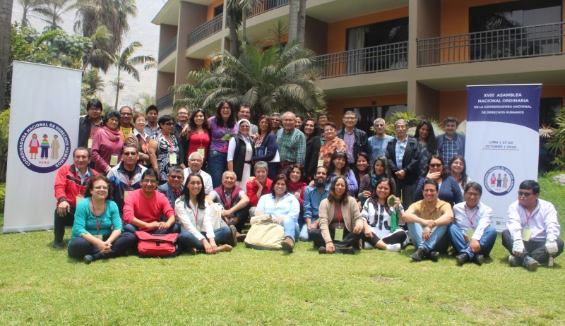 Centro Loyola Ayacucho participó de Asamblea General de la CNDDHH