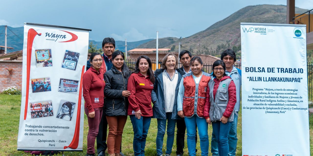Asociación Wayra trabaja por inserción laboral de jóvenes en Quispicanchi