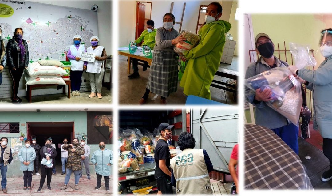 SEA entrega ayuda humanitaria a familias vulnerables de El Agustino