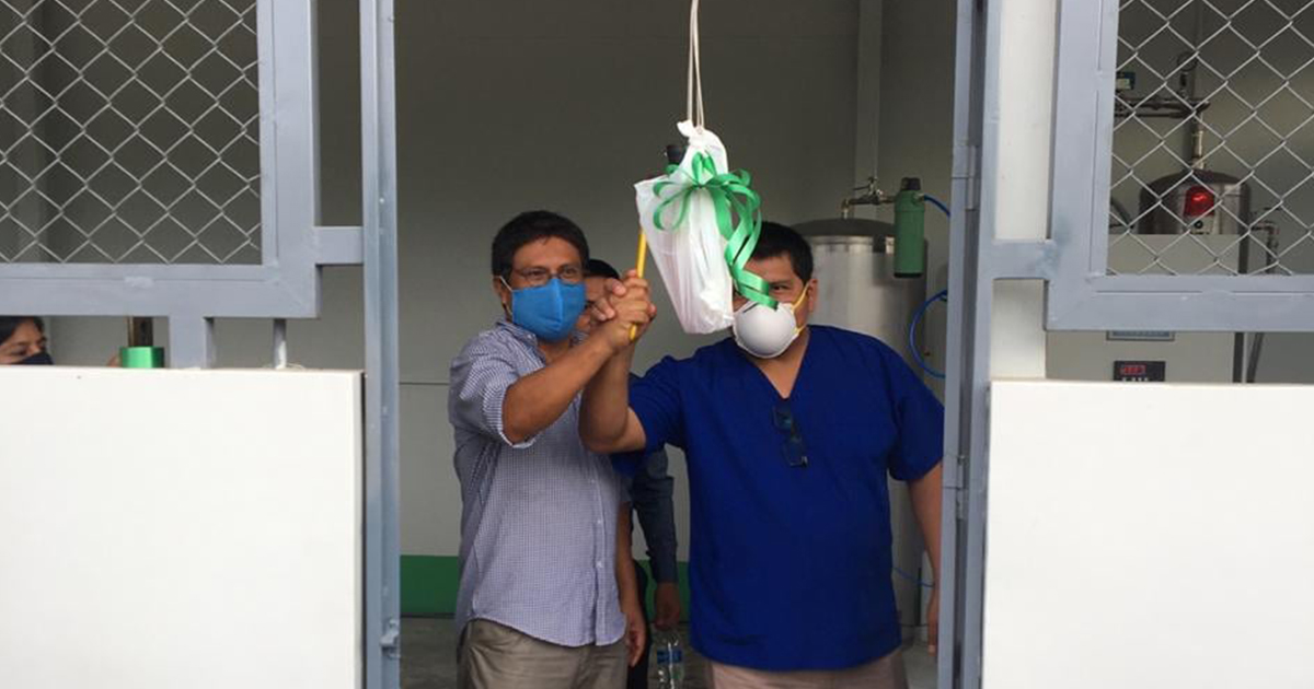 Se inauguró planta de oxígeno para Nieva (Amazonas)