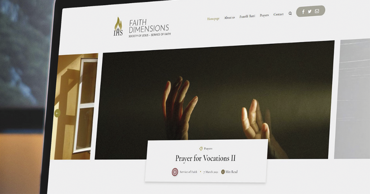 Los jesuitas lanzan un nuevo espacio online para el intercambio y el diálogo