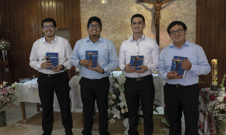 Cuatro jóvenes peruanos pronunciaron sus Primeros Votos como jesuitas