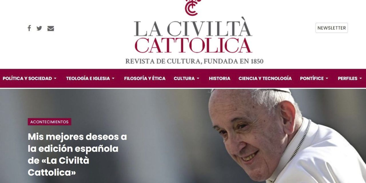 Nueva web de la civiltÀ Cattolica en español