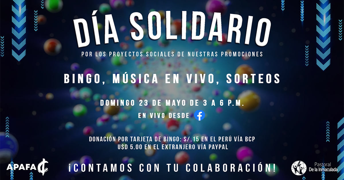 Colegio de la Inmaculada invita al «Día solidario»