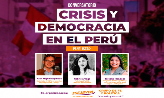ESEJOVEN organizó conversatorio “Crisis y democracia en el Perú”