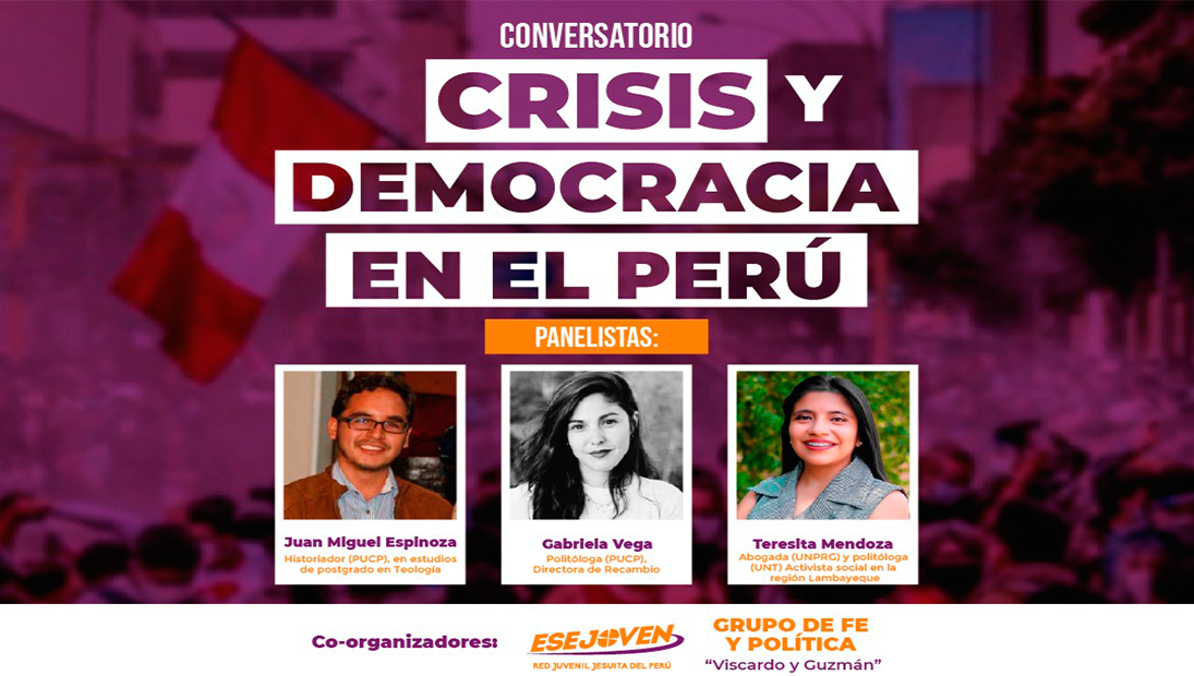 ESEJOVEN organizó conversatorio “Crisis y democracia en el Perú”