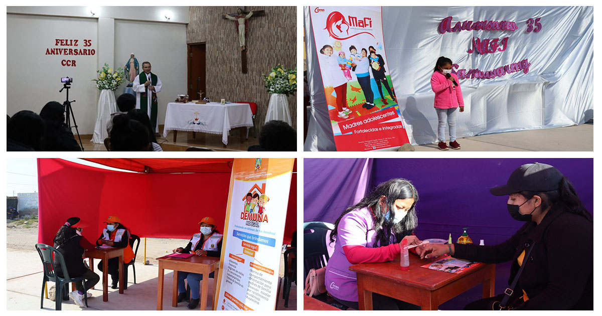 Centro Cristo Rey celebró 35 años de vida institucional