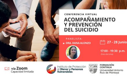 Conferencia Virtual «Acompañamiento y Prevención del suicidio»