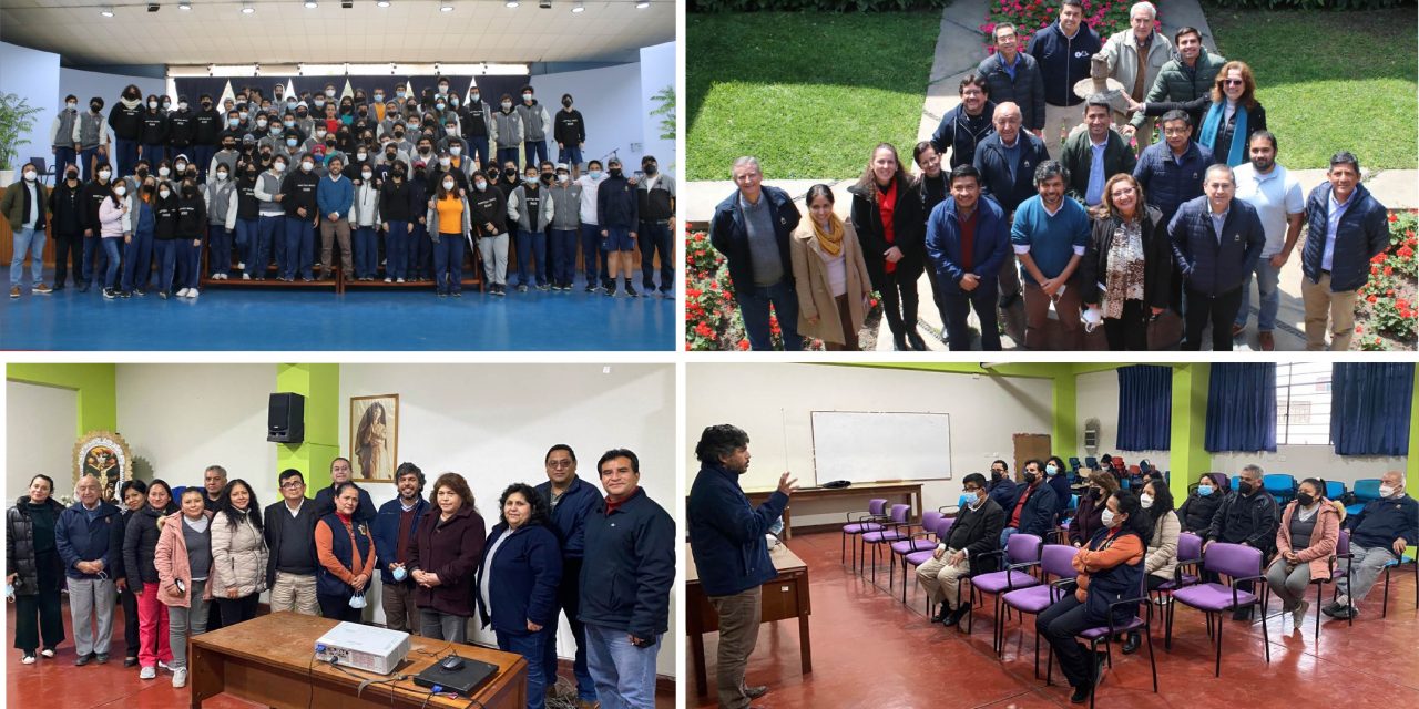 Padre Provincial visitó Colegio de la Inmaculada y PEBAL