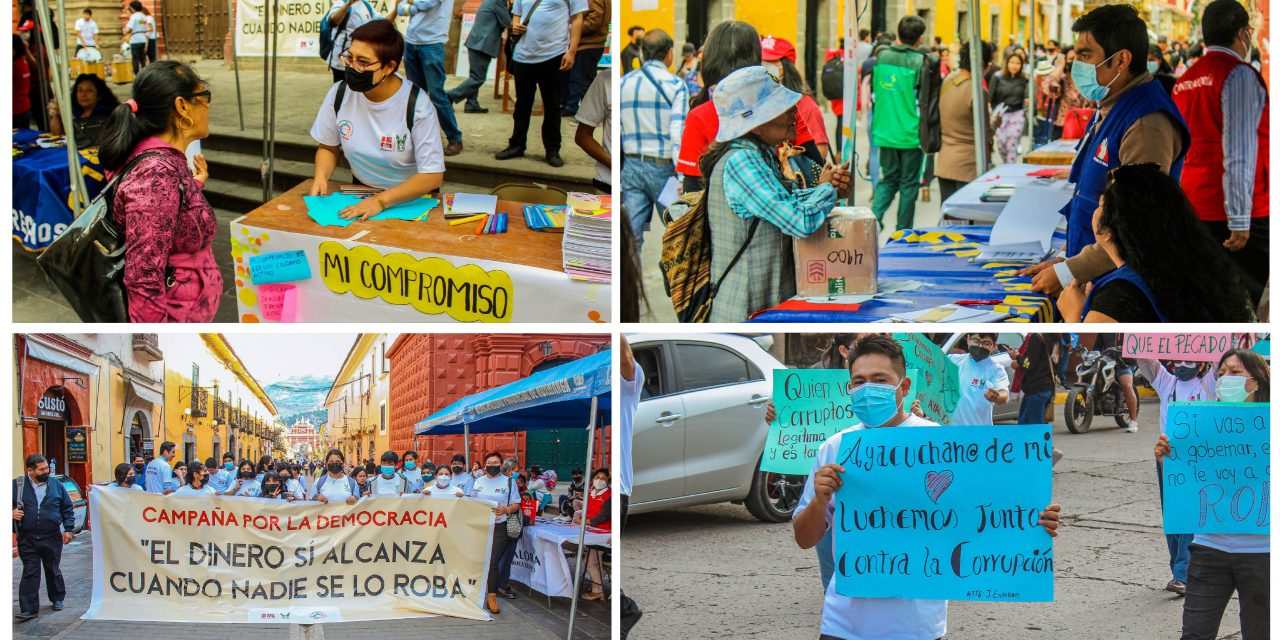 Centro Loyola Ayacucho promueve campaña por la democracia