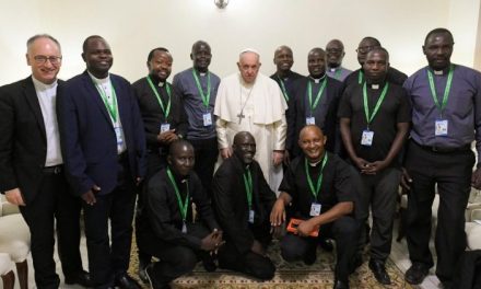 El Papa se encontró con jesuitas de la República Democrática del Congo y Sudán del Sur