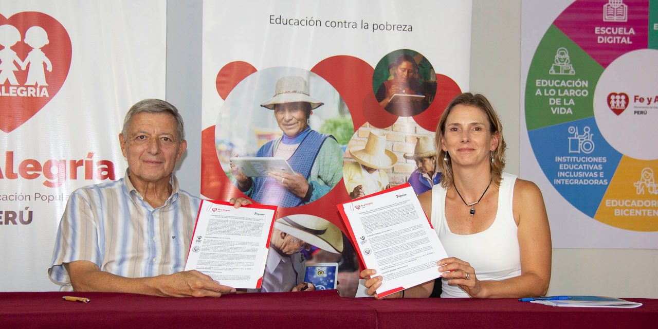 Alfabetización digital llega a Cutervo gracias a convenio entre Fe y Alegría y Fundación Dispurse