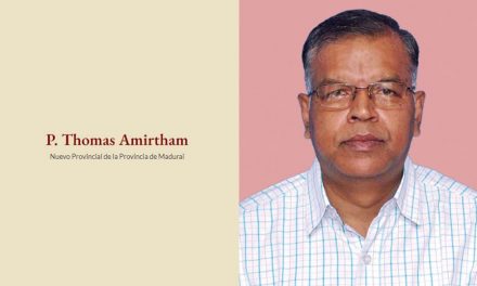 P. Thomas Amirtham SJ, nuevo Provincial de la Provincia de Madurai