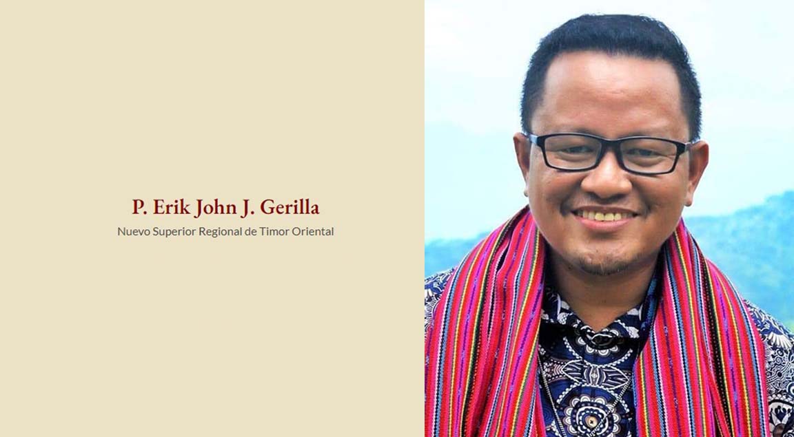 P. Erik John Gerilla SJ nuevo Superior Regional de Timor Oriental