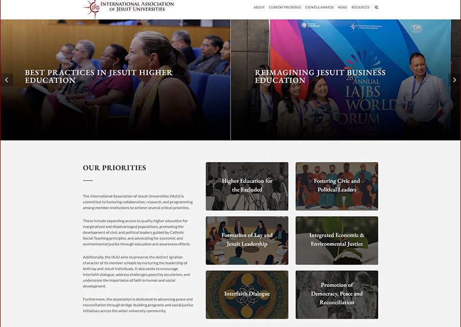 La Asociación Internacional de Universidades Jesuitas lanza una nueva página web 