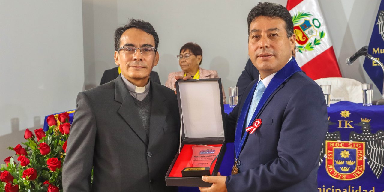 Municipalidad de El Agustino otorgó reconocimiento póstumo al P. Luis Sauto SJ 