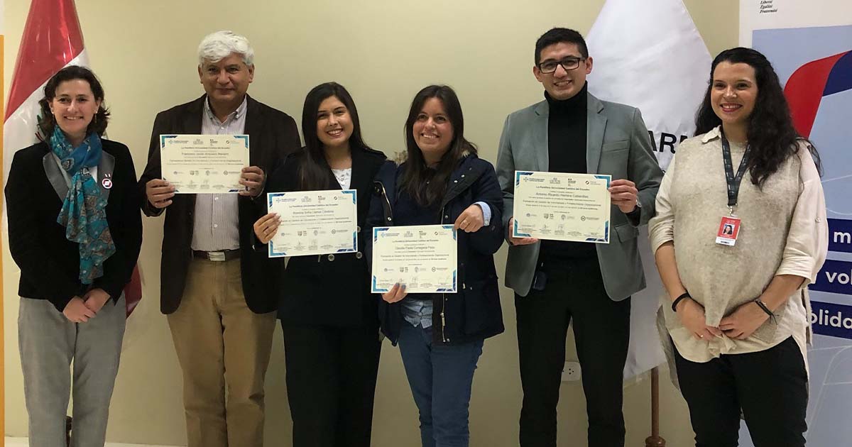 Graduación del Diplomado Voluntades+ en Perú