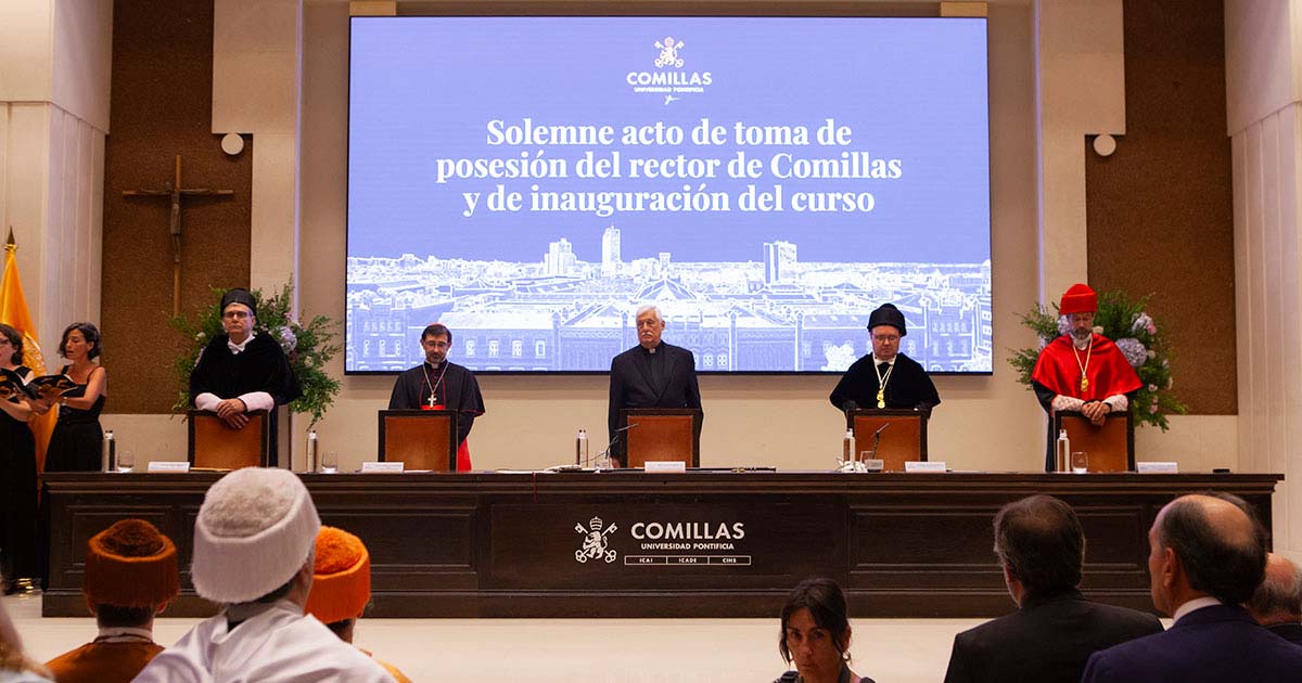 Padre General da la bienvenida al nuevo rector de la Universidad Pontificia Comillas 