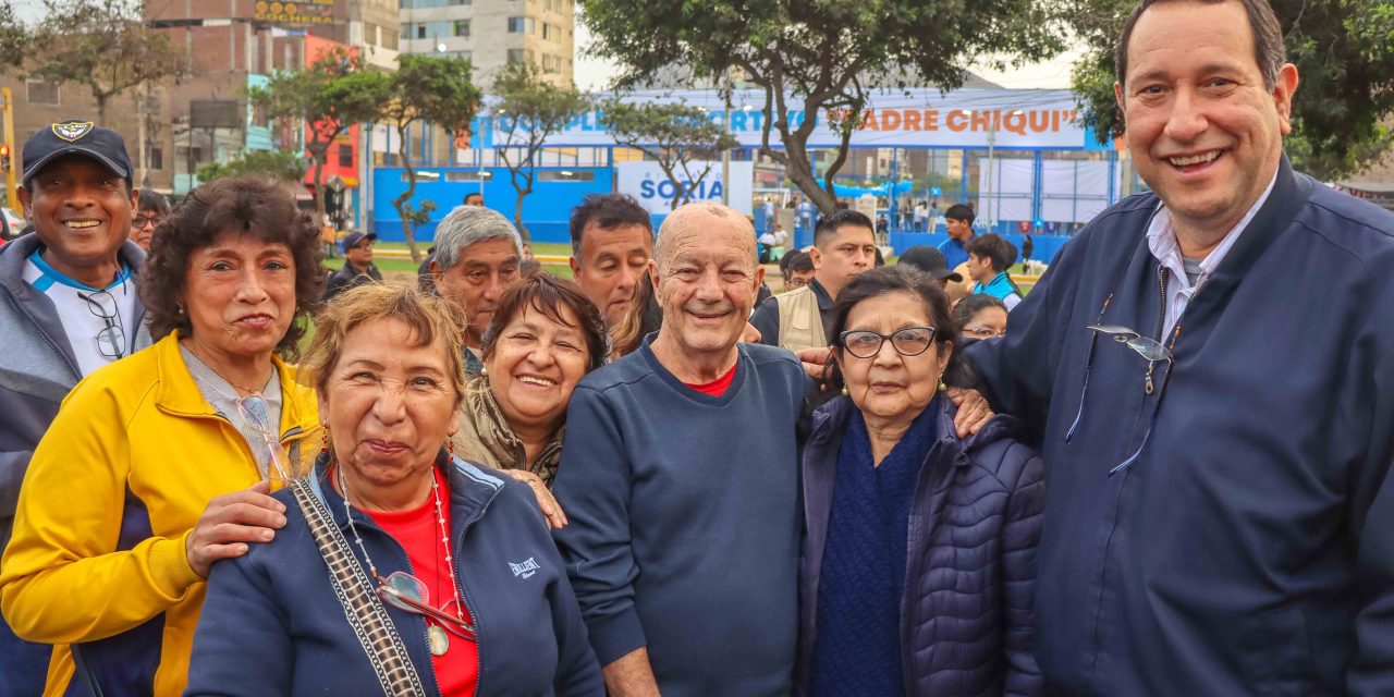 Inauguran complejo deportivo «Padre Chiqui» en El Agustino