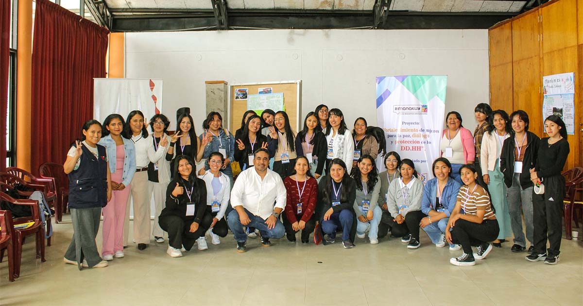 Centro Loyola Ayacucho organizó taller para mediadoras de paz