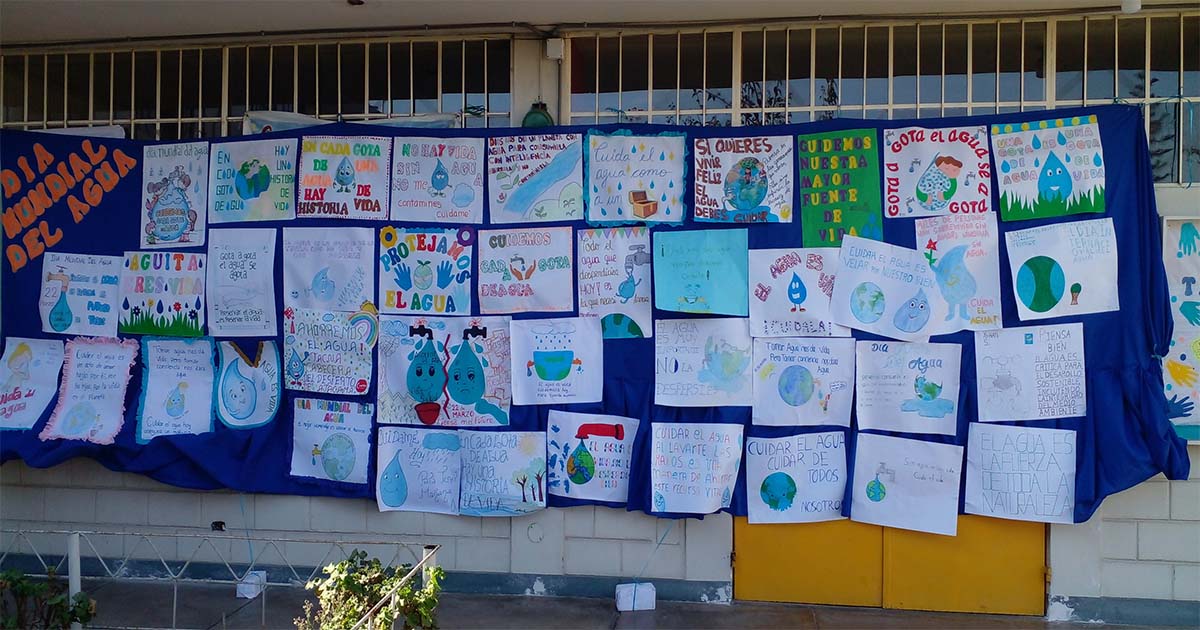 Centro Cristo Rey de Tacna promueve el cuidado del agua