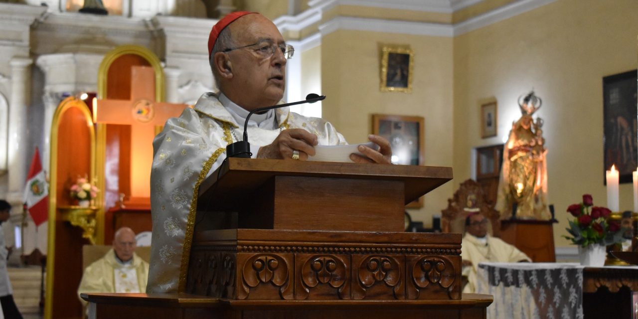 Homilía del Cardenal Barreto en celebración de 25 aniversario de la Plataforma Jesuita Tacna- Ilo