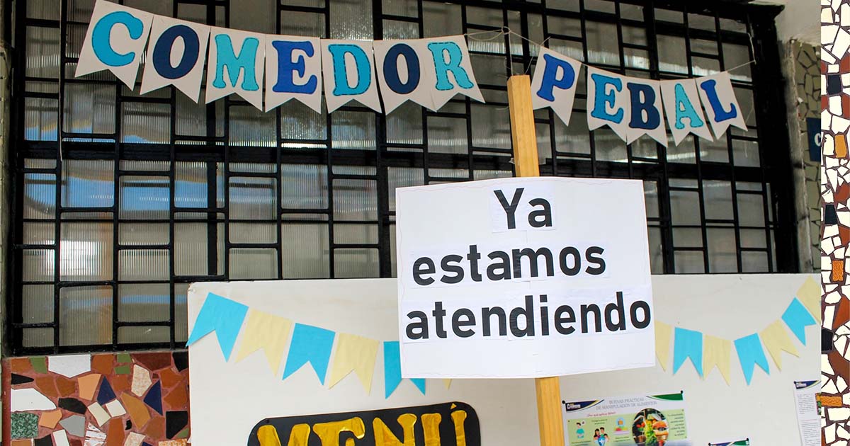 PEBAL La Inmaculada reinaugura comedor  