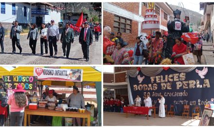 Fe y Alegría N°44 de Andahuaylillas (Cusco) celebró 30 aniversario