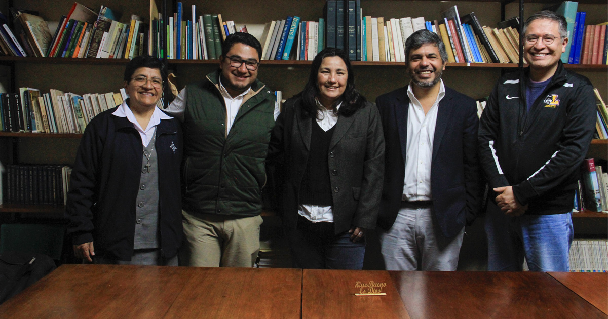 Provincial se reunió con equipo del CEI y de la Red de Oración del Papa  