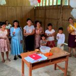 Celebración de bautismos en comunidad del Alto Marañón 