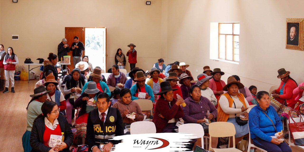 Asociación Wayra realizó el lanzamiento de proyecto de autonomía económica de mujeres