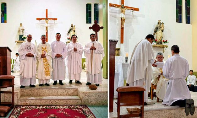 Pol Cavero SJ recibe los ministerios laicales