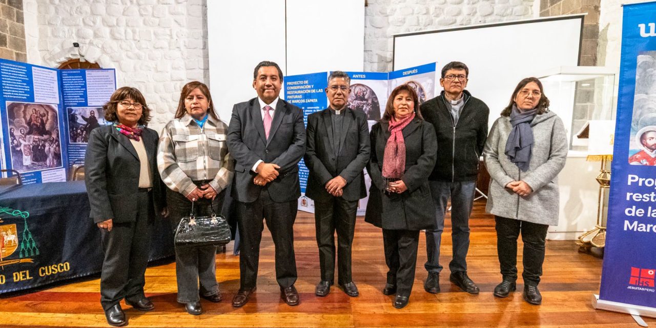 Restauración de tres emblemáticos lienzos en la Iglesia de la Compañía del Cusco 