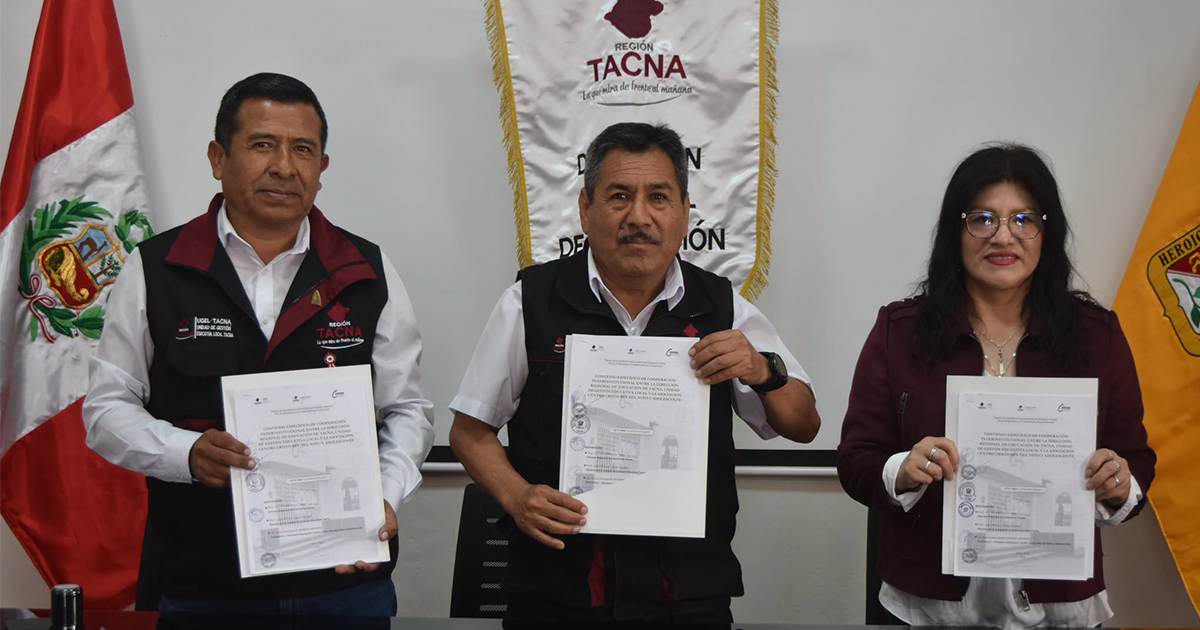 Centro Cristo Rey cuenta con el primer CEBA Técnico Productivo de la región Tacna