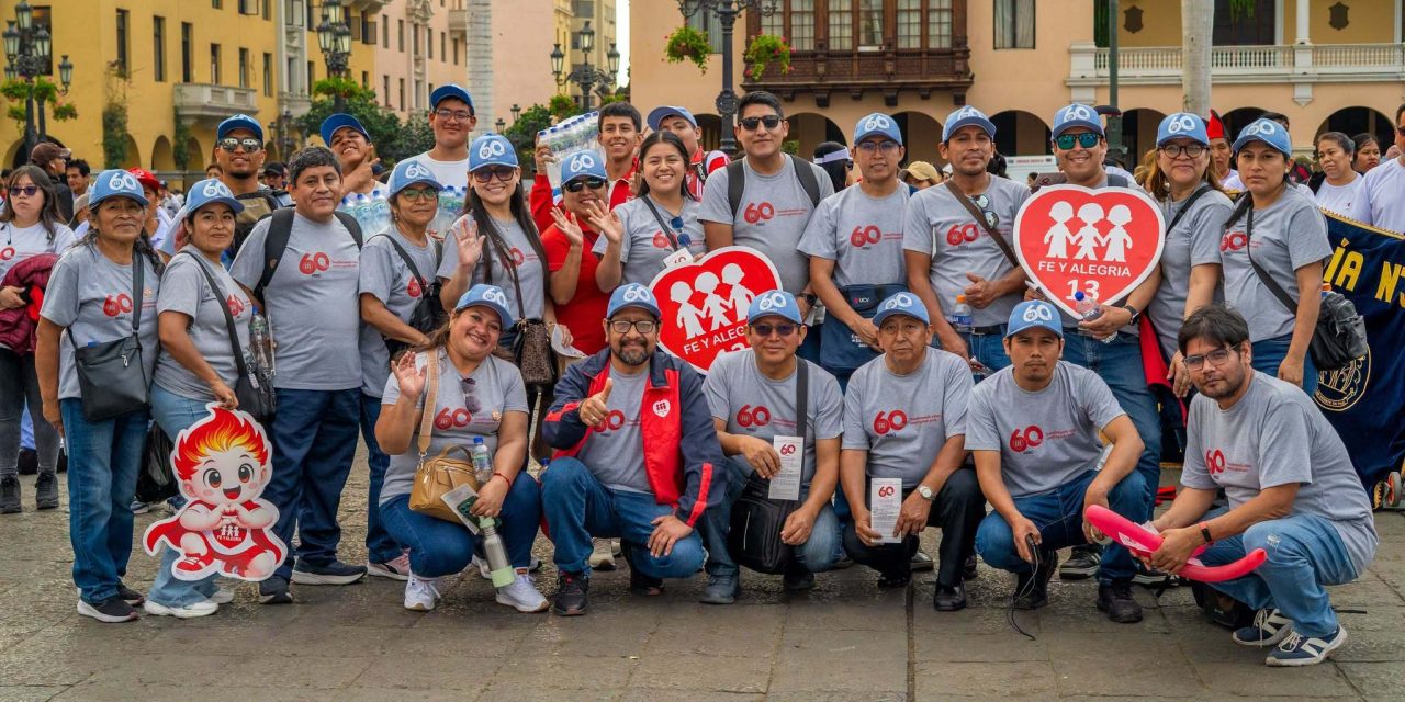 Fe y Alegría celebró sus 60 años en el Perú con misa y pasacalle en el Centro de Lima