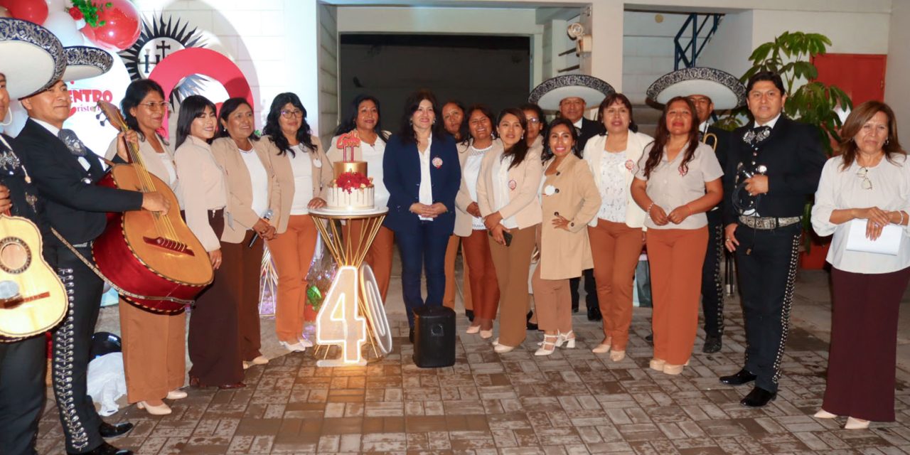 Centro Cristo Rey conmemoró 40 años de servicio en Tacna